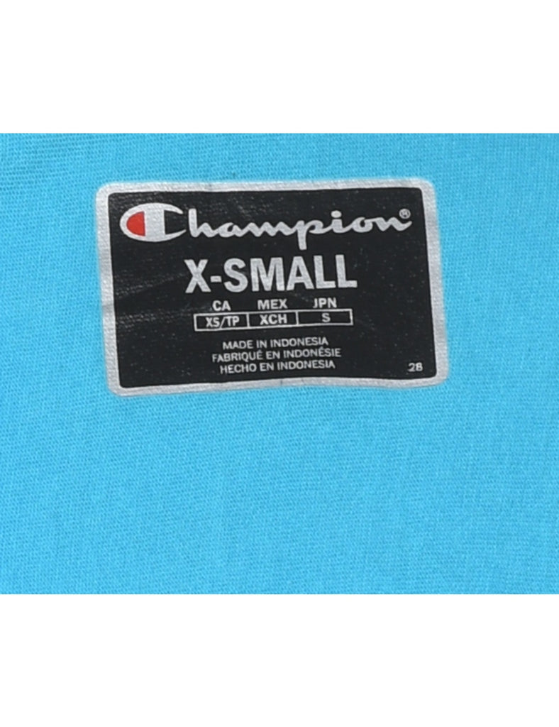 Champion Cropped Multi-Colour Printed T-shirt - XS