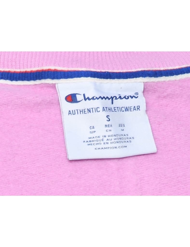 Champion Plain Lilac High-Neck Sweatshirt - S