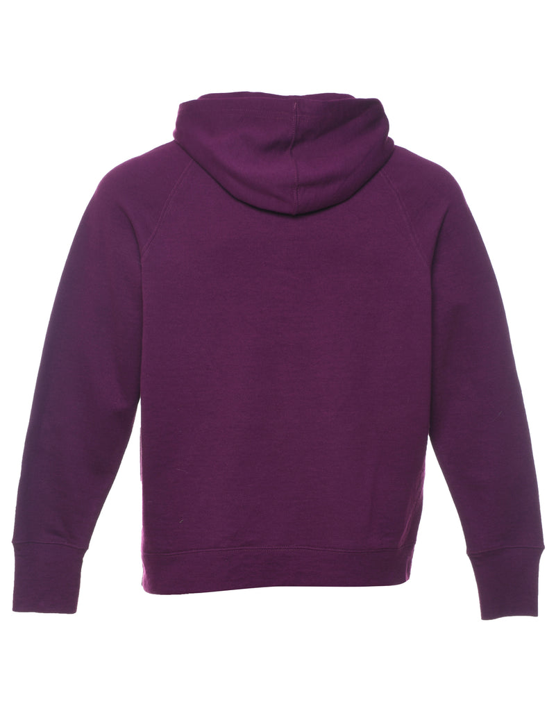 Champion Plum Hooded Sweatshirt - L