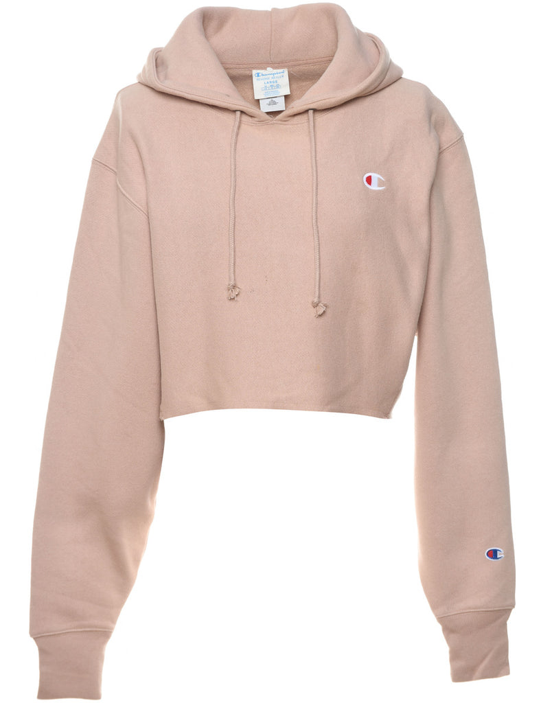 Champion Reverse Weave Peach Cropped Sweatshirt - L