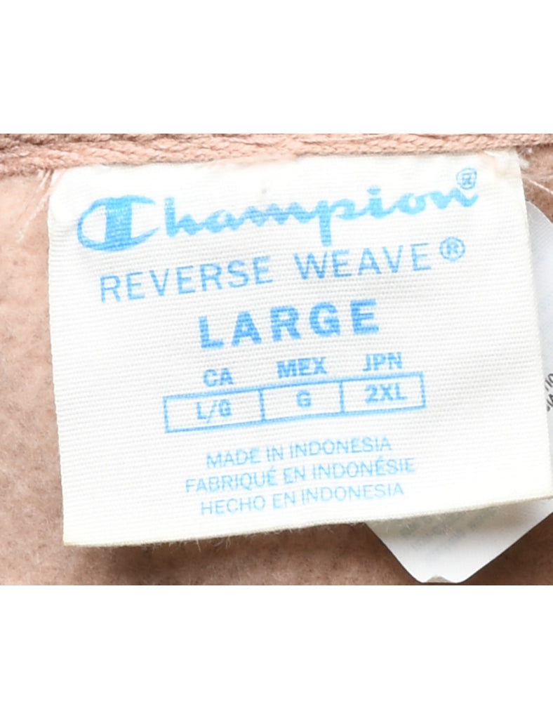 Champion Reverse Weave Peach Cropped Sweatshirt - L