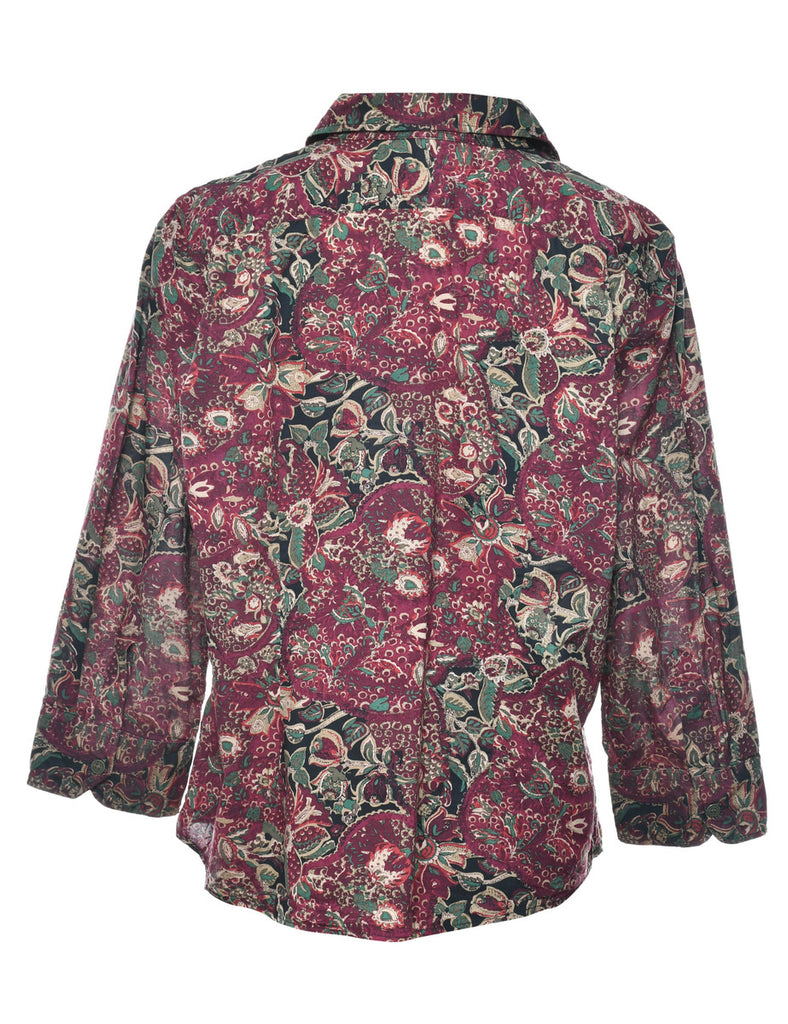 Chaps Floral Shirt - XL