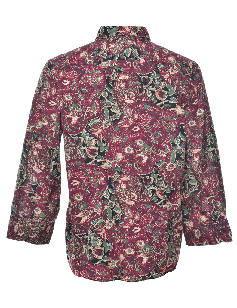 Chaps Floral Shirt - L