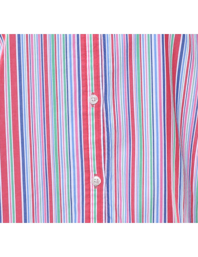 Chaps Striped Blouse - L