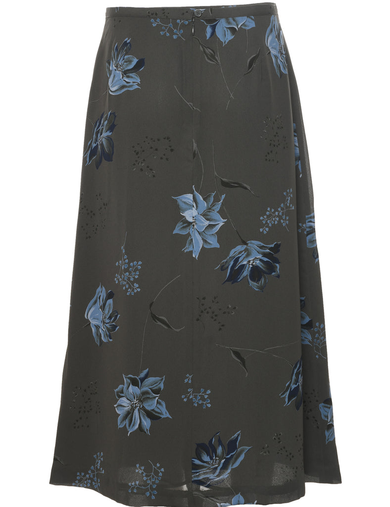 Chaus Floral Pattern Maxi Skirt - M