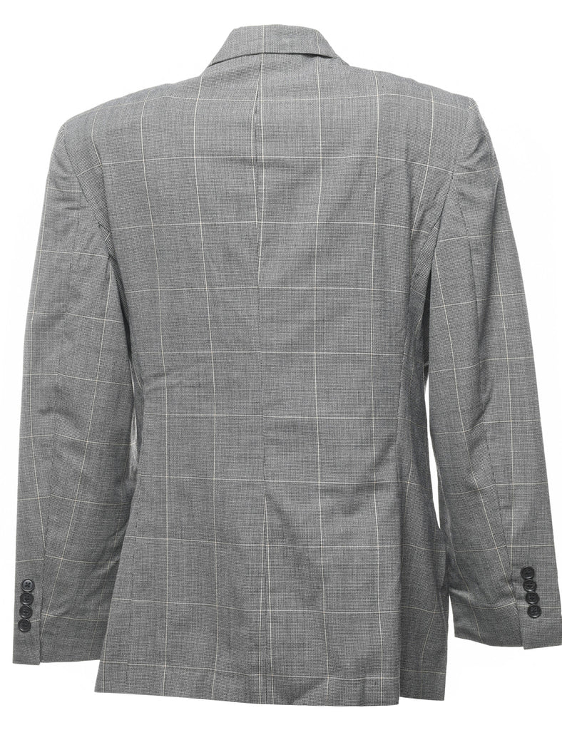 Checked Blazer - L