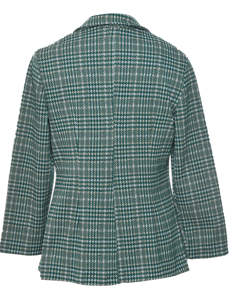 Checked Blazer - L
