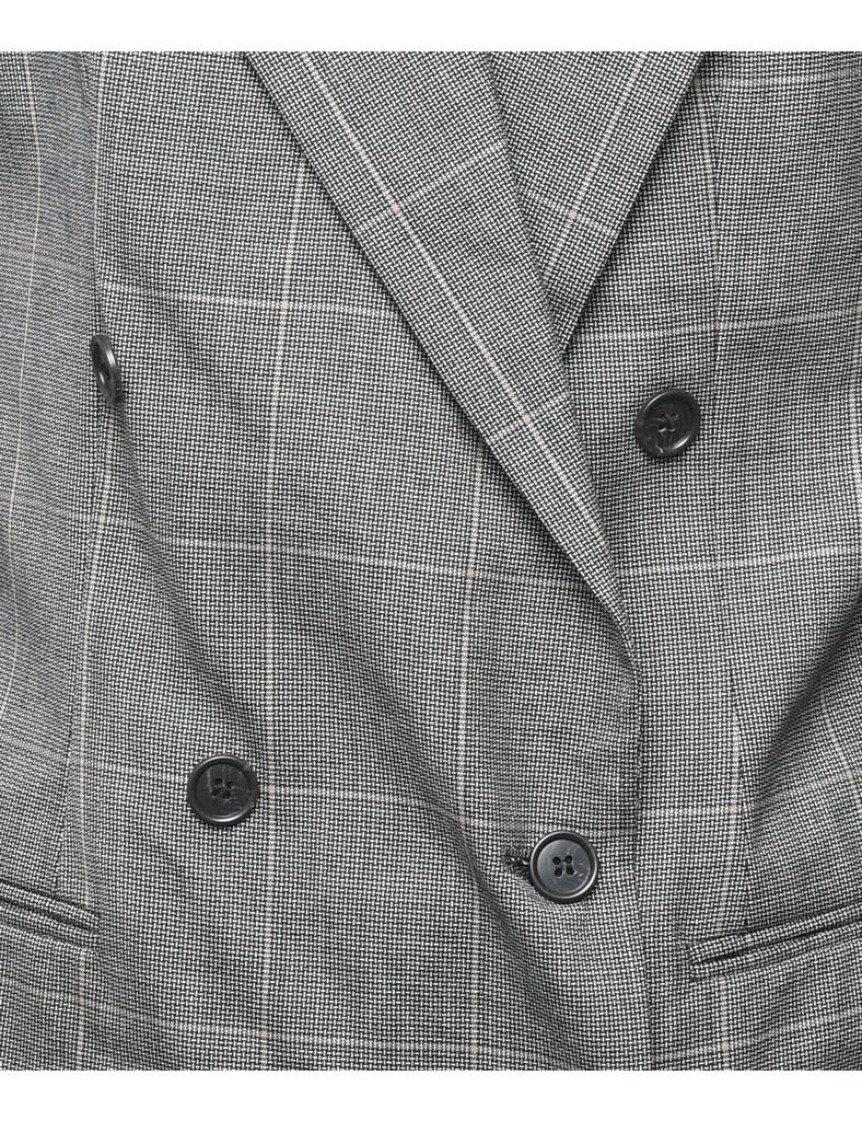 Checked Blazer - L