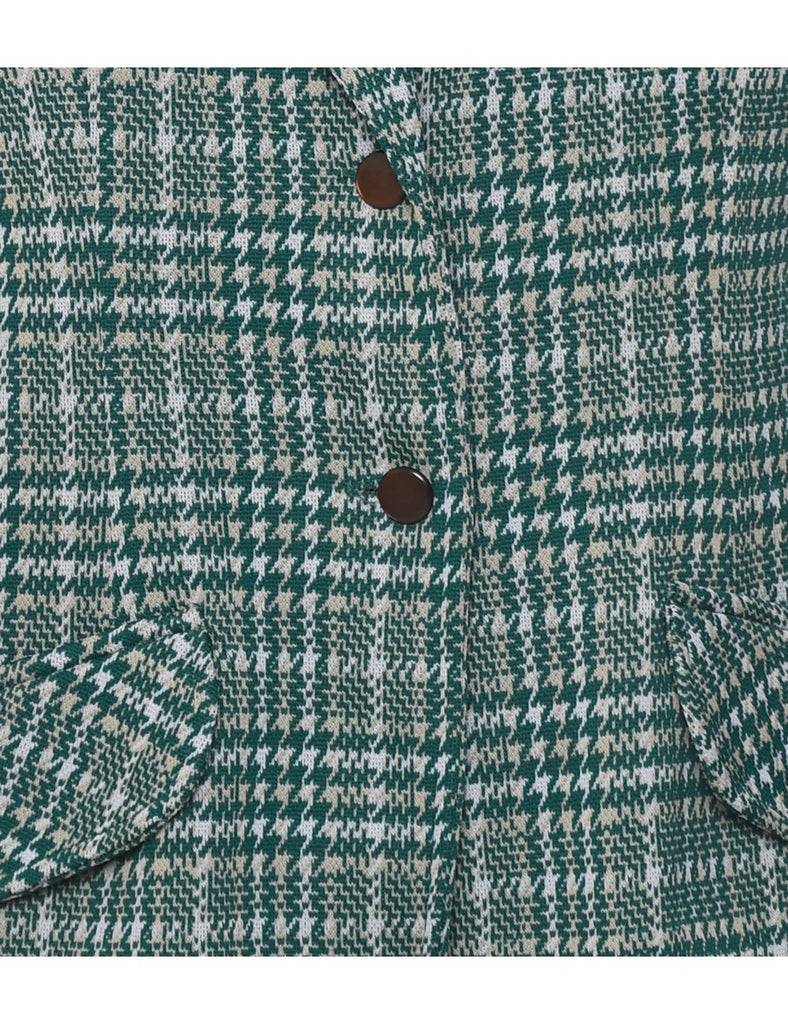 Checked Blazer - L