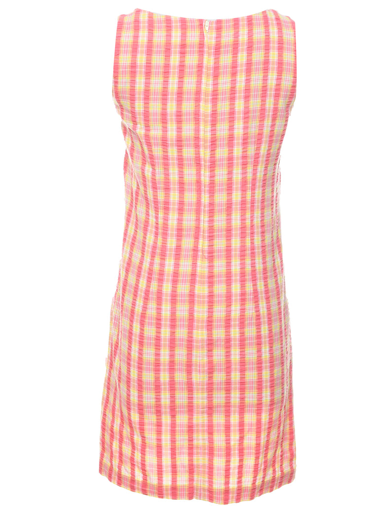 Checked Dress - S