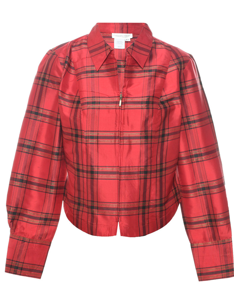 Checked Evening Jacket - S