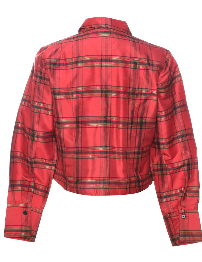 Checked Evening Jacket - S