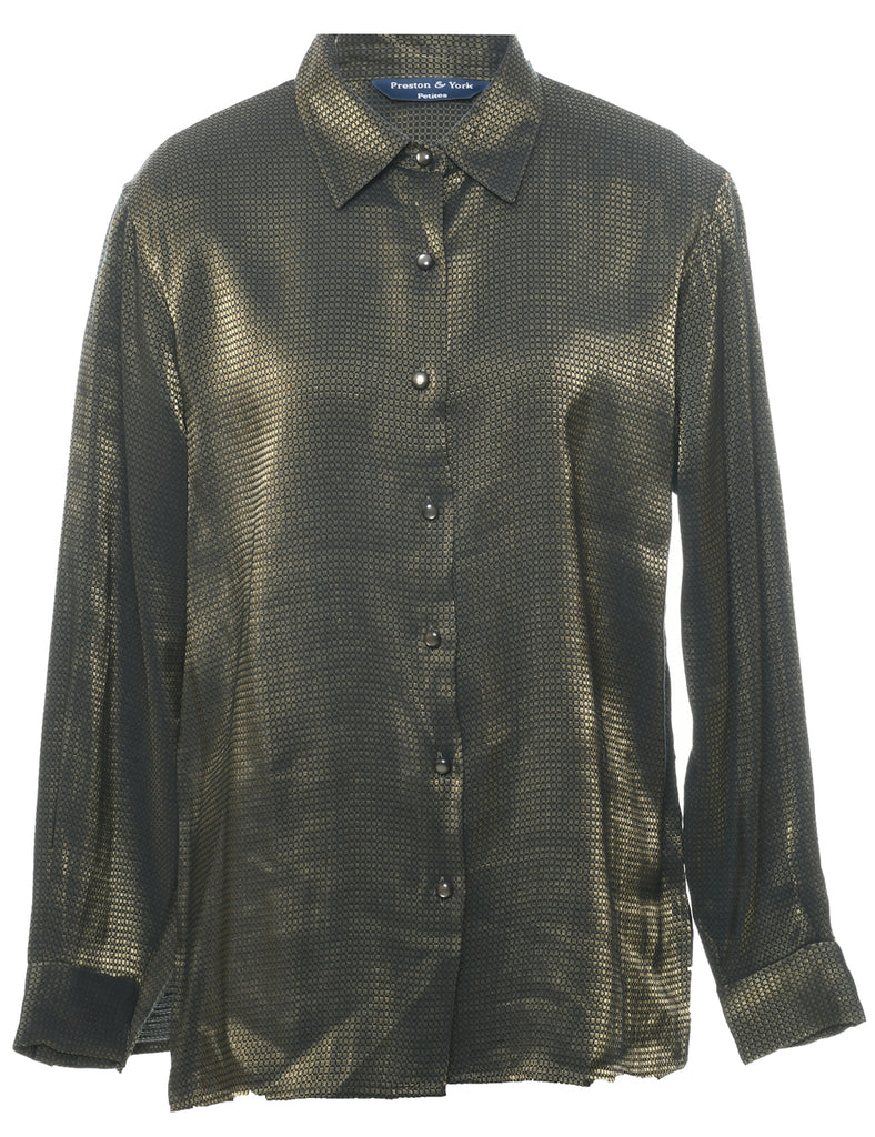 Checked Evening Shirt - M