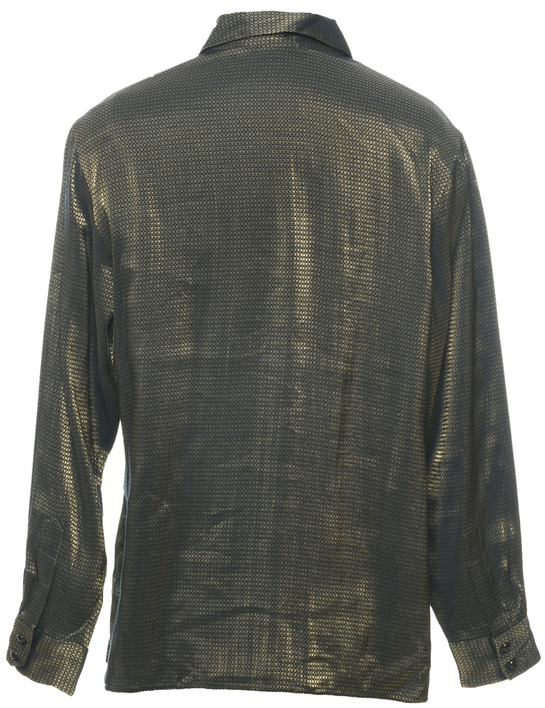 Checked Evening Shirt - M