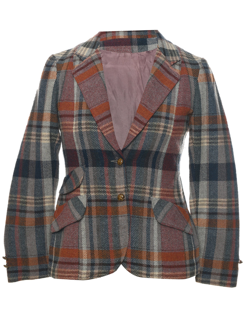 Checked Jacket - S