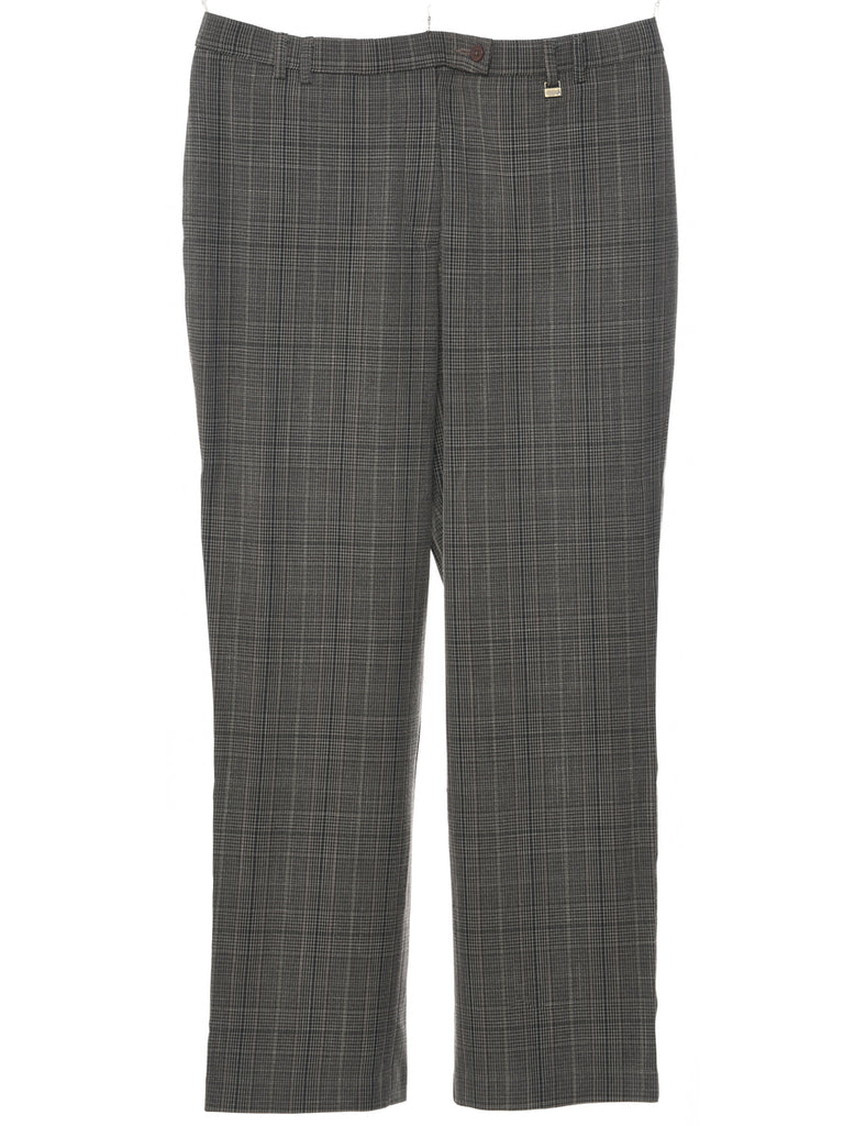 Checked Pattern Trousers - W35 L28