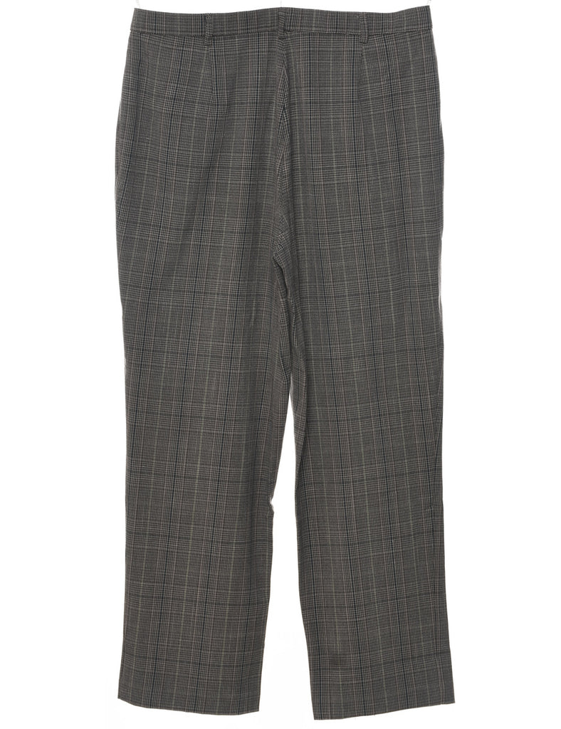 Checked Pattern Trousers - W35 L28