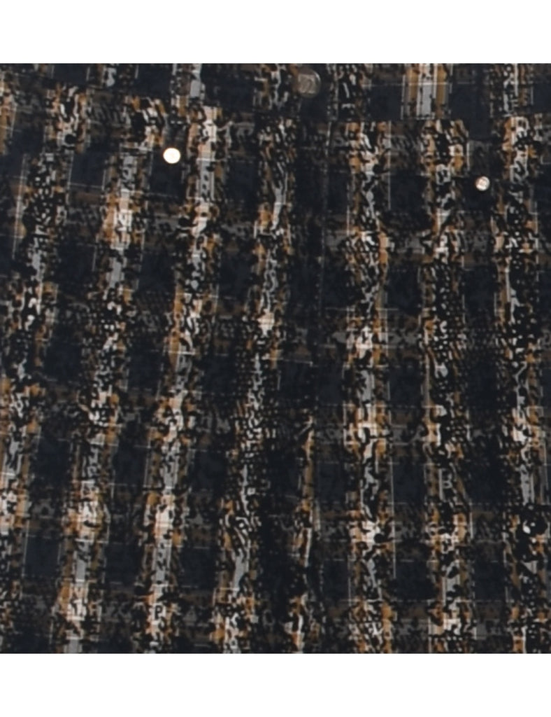 Checked Pattern Trousers - W34 L31