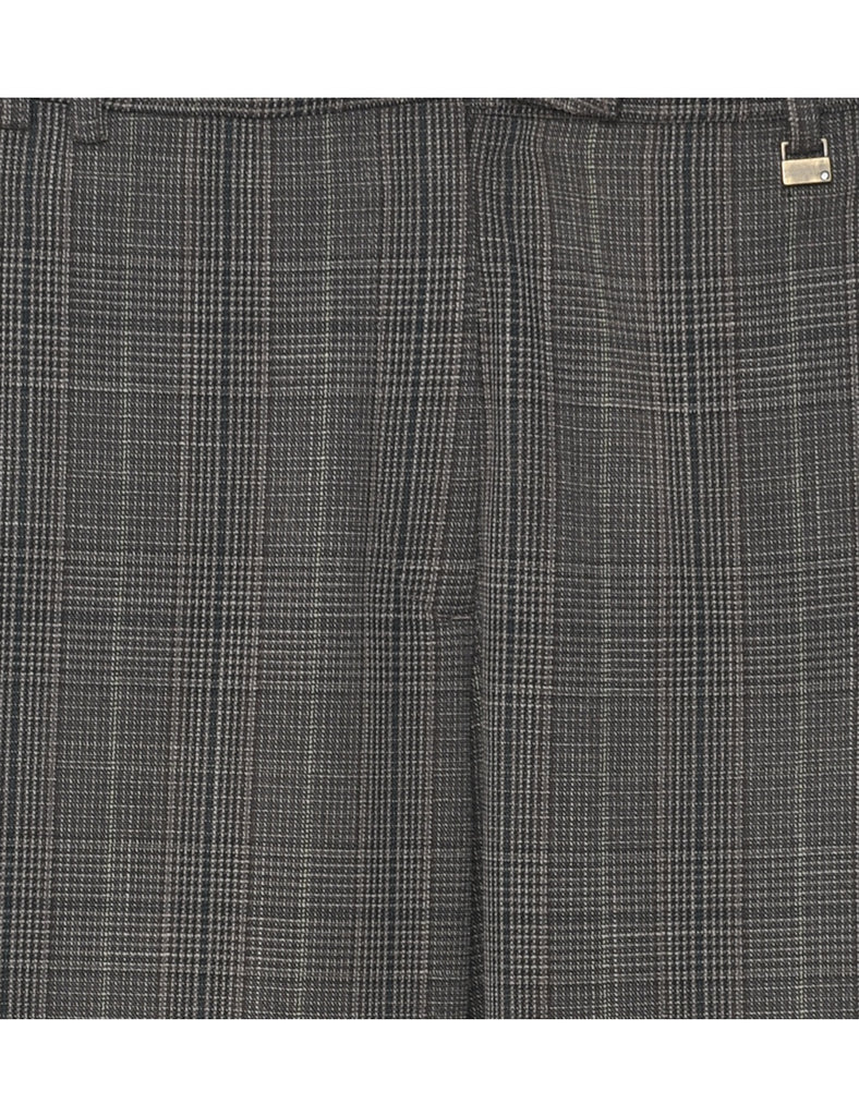 Checked Pattern Trousers - W35 L28