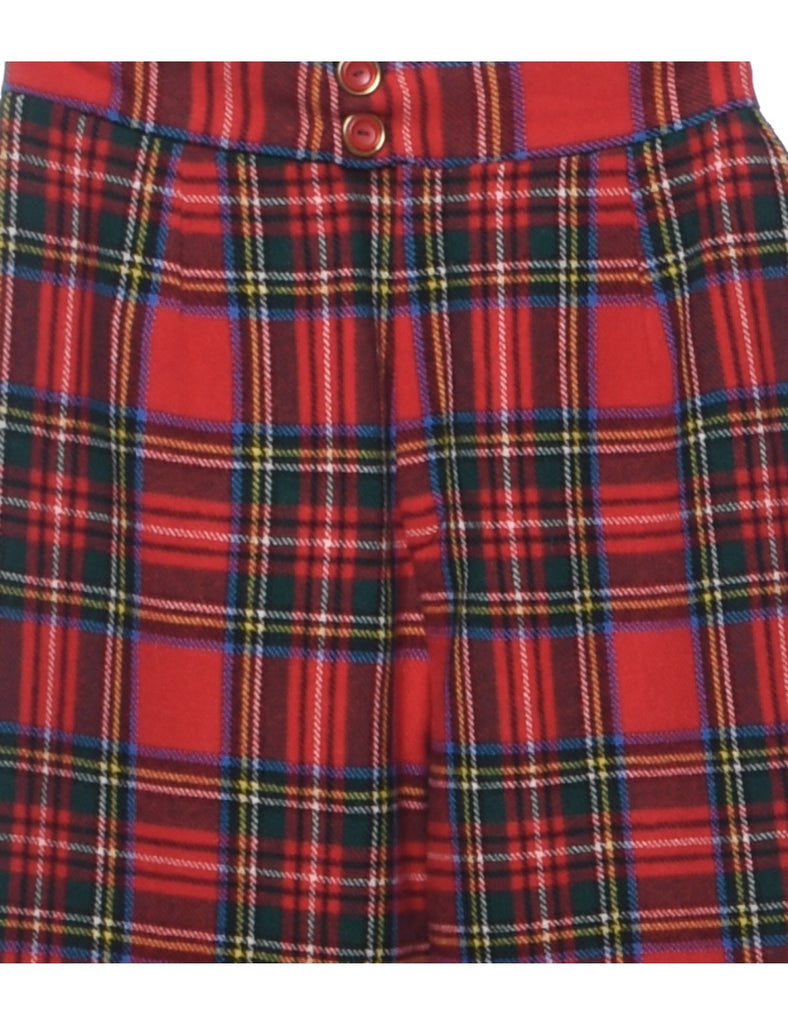 Checked Pattern Trousers - W27 L29