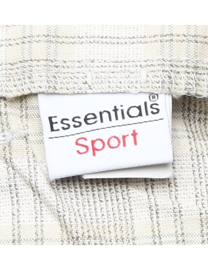 Checked Pattern Trousers - W34 L30