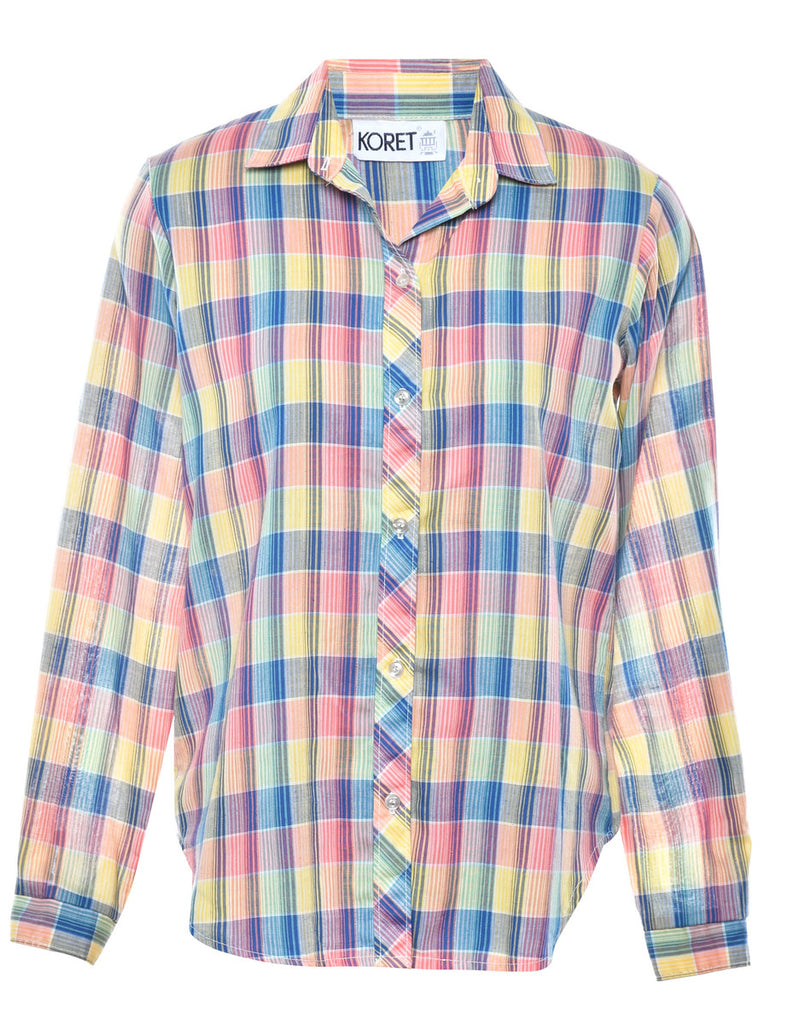 Checked Shirt - L