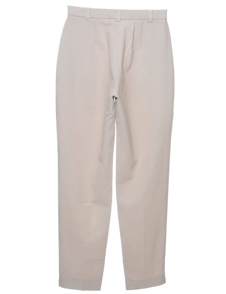 Checked Tapered Fit Trousers - W29 L31