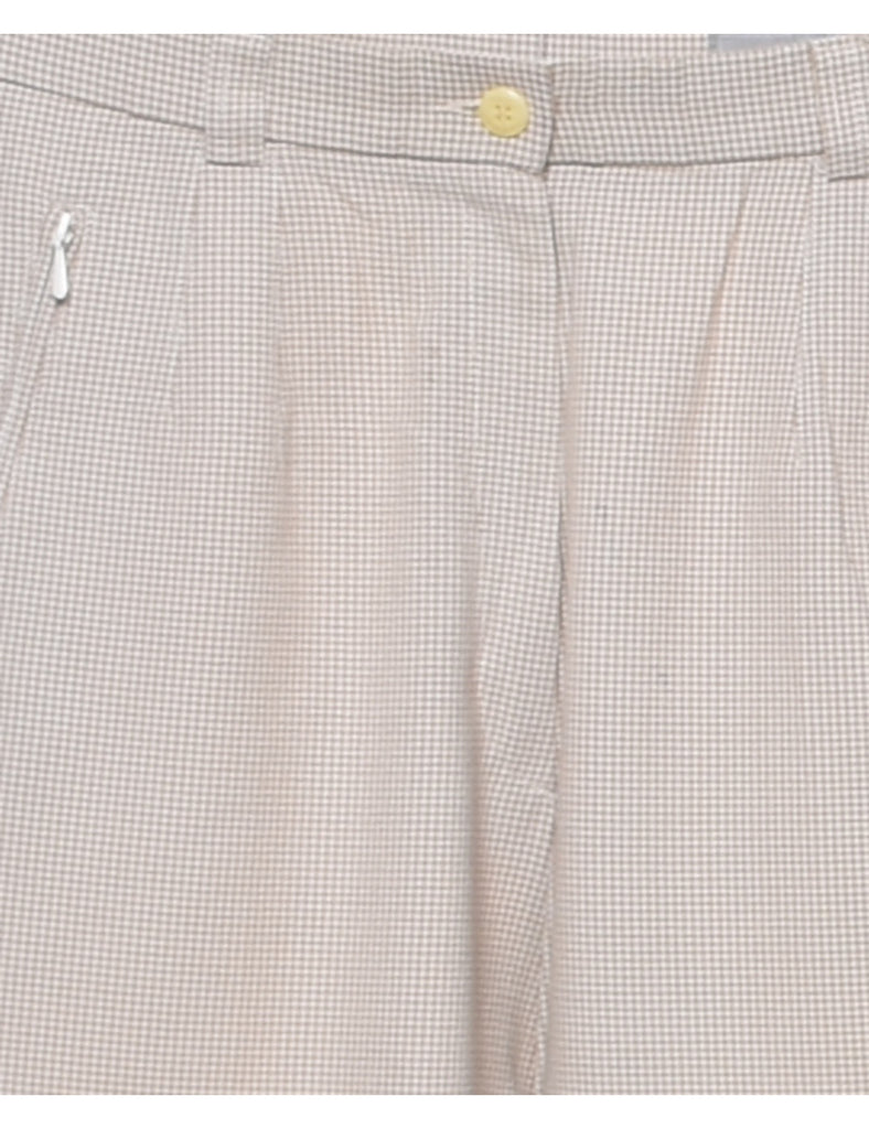 Checked Tapered Fit Trousers - W29 L31