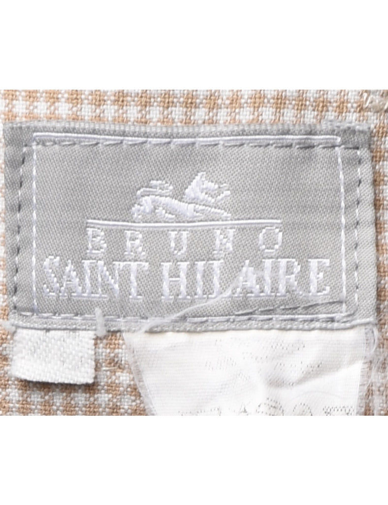 Checked Tapered Fit Trousers - W29 L31