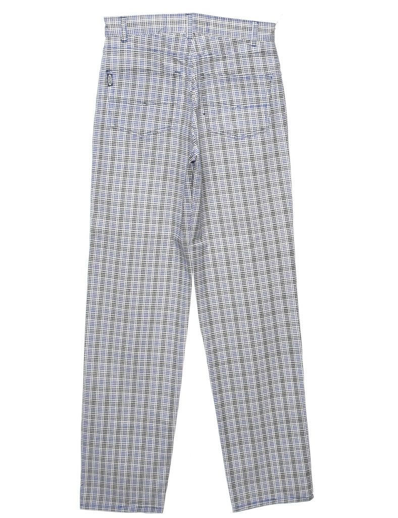 Checked Trousers - W30 L34