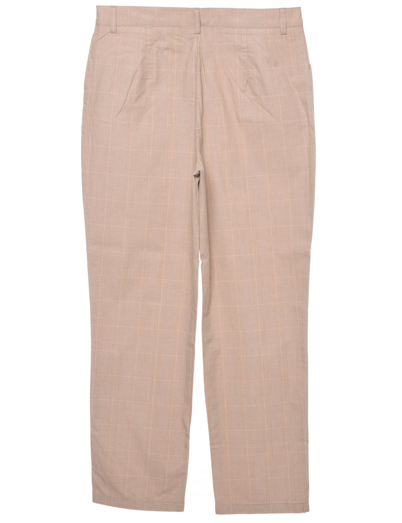 Checked Trousers - W33 L30