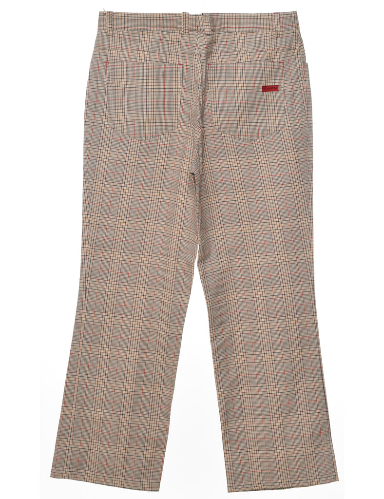 Checked Trousers - W34 L30