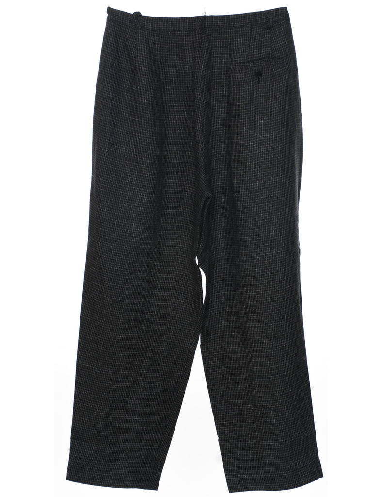 Checked Trousers - W36 L30