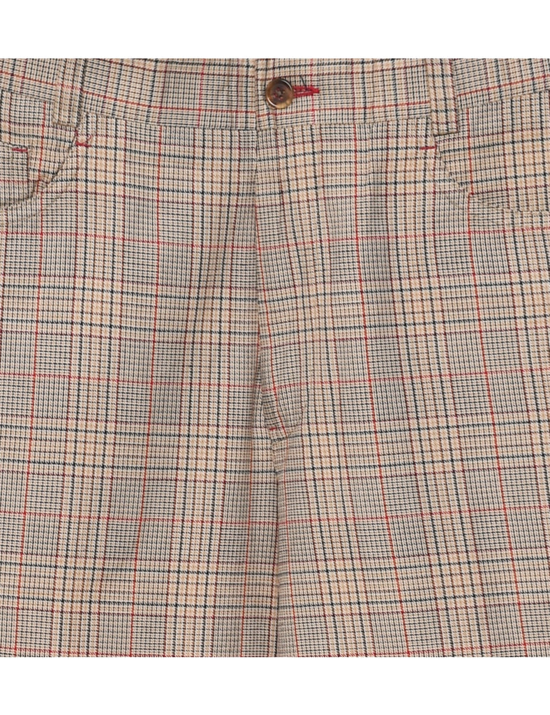 Checked Trousers - W34 L30