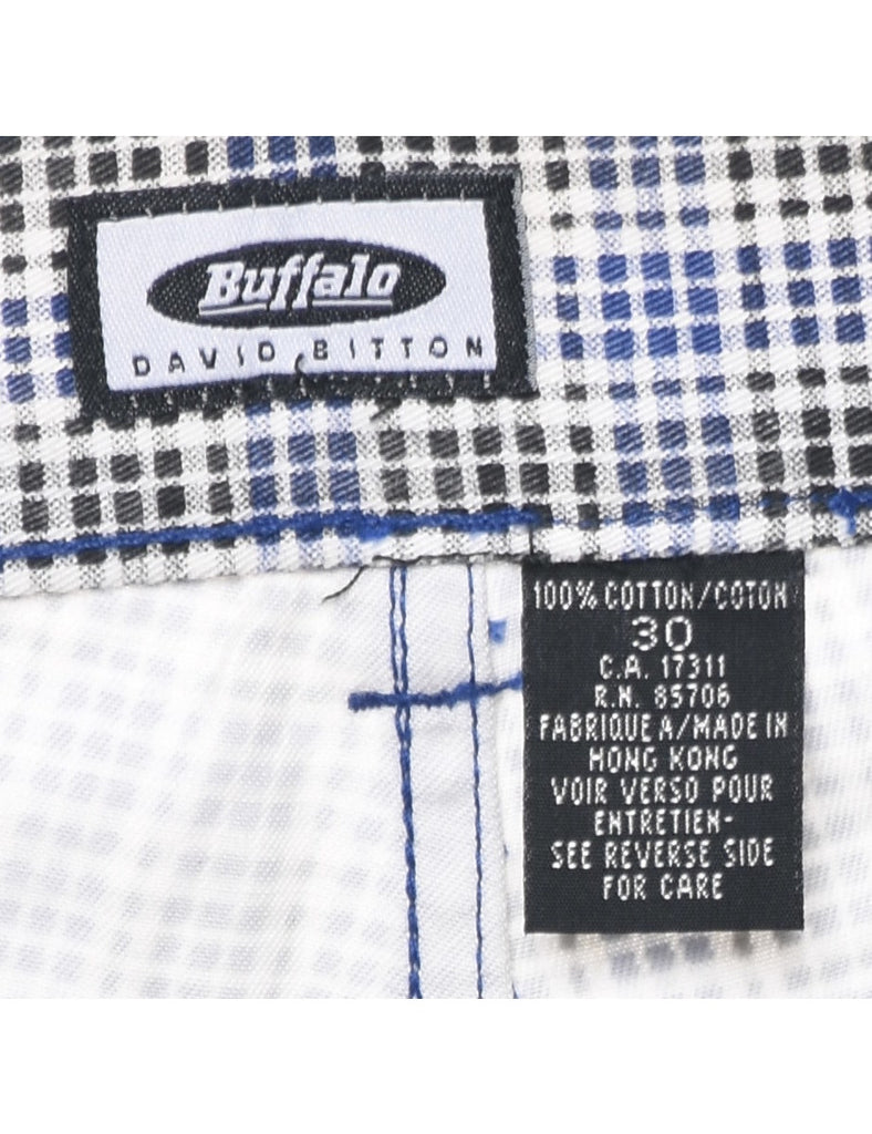 Checked Trousers - W30 L34