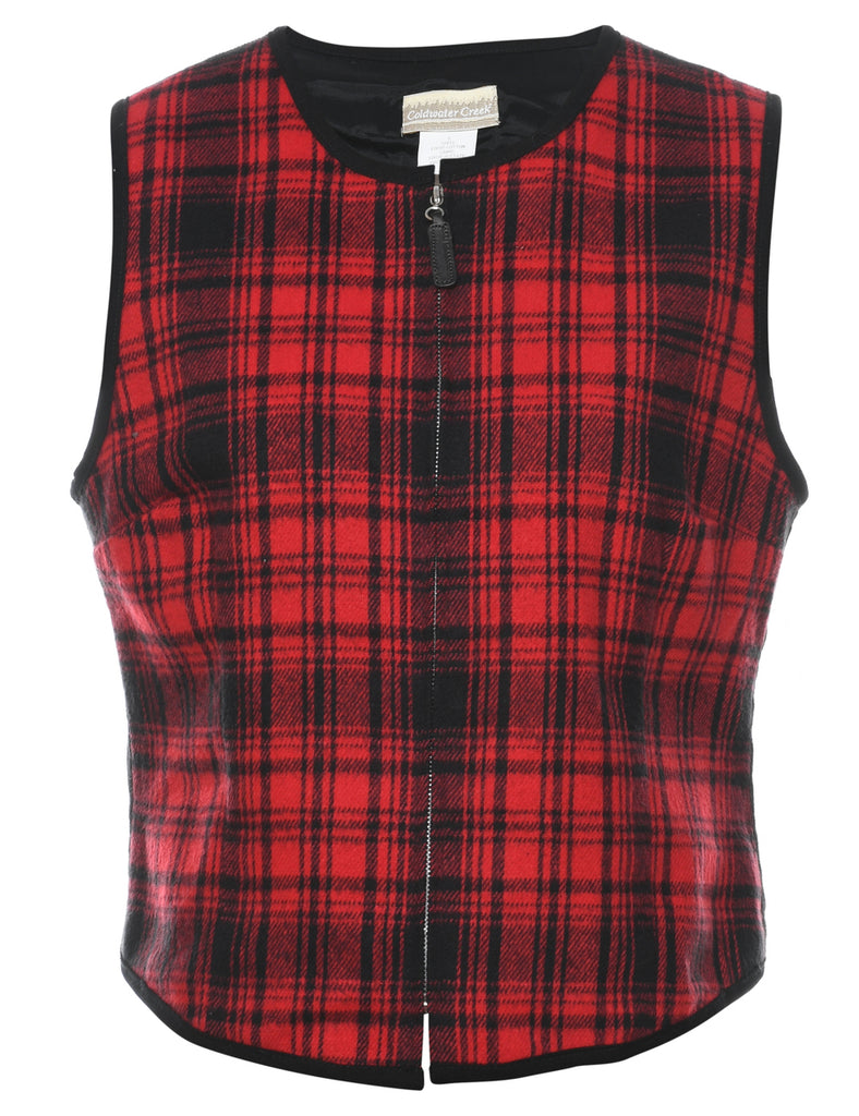 Checked Waistcoat - M