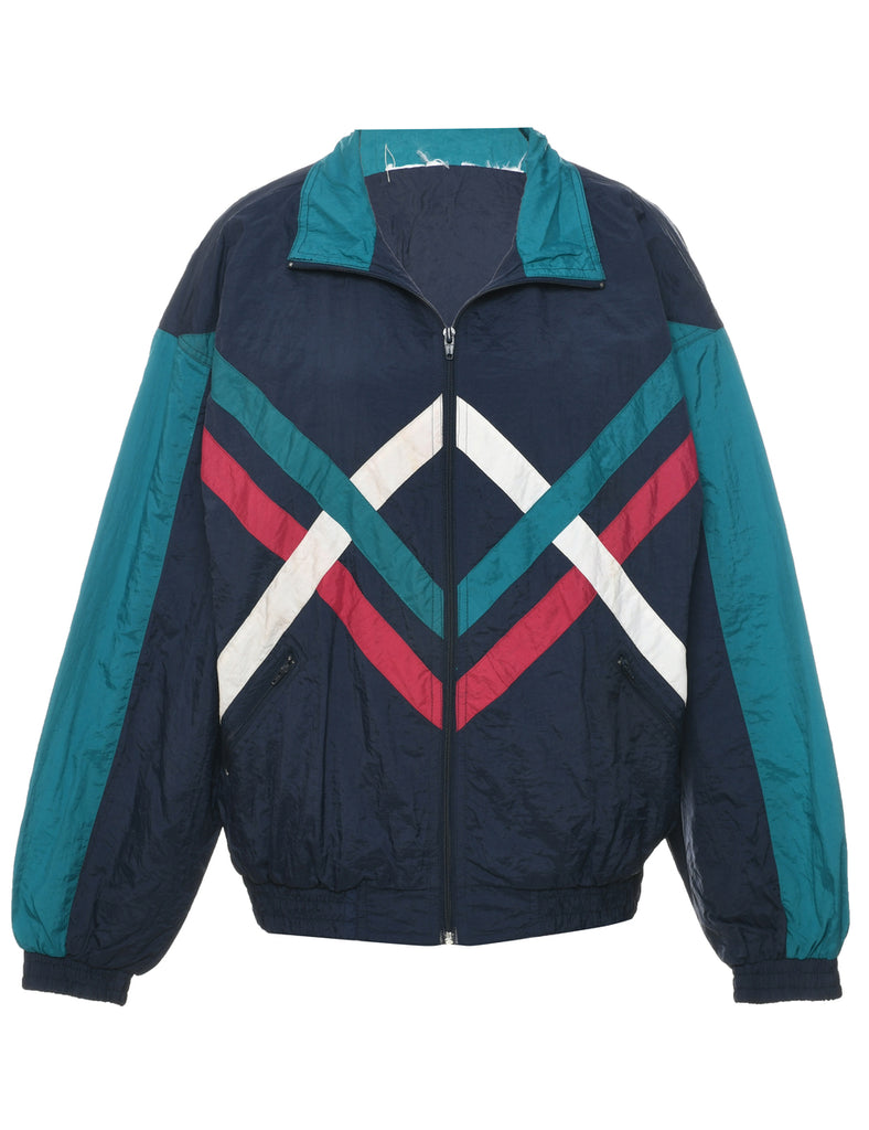 Chevron Navy Jacket - XL
