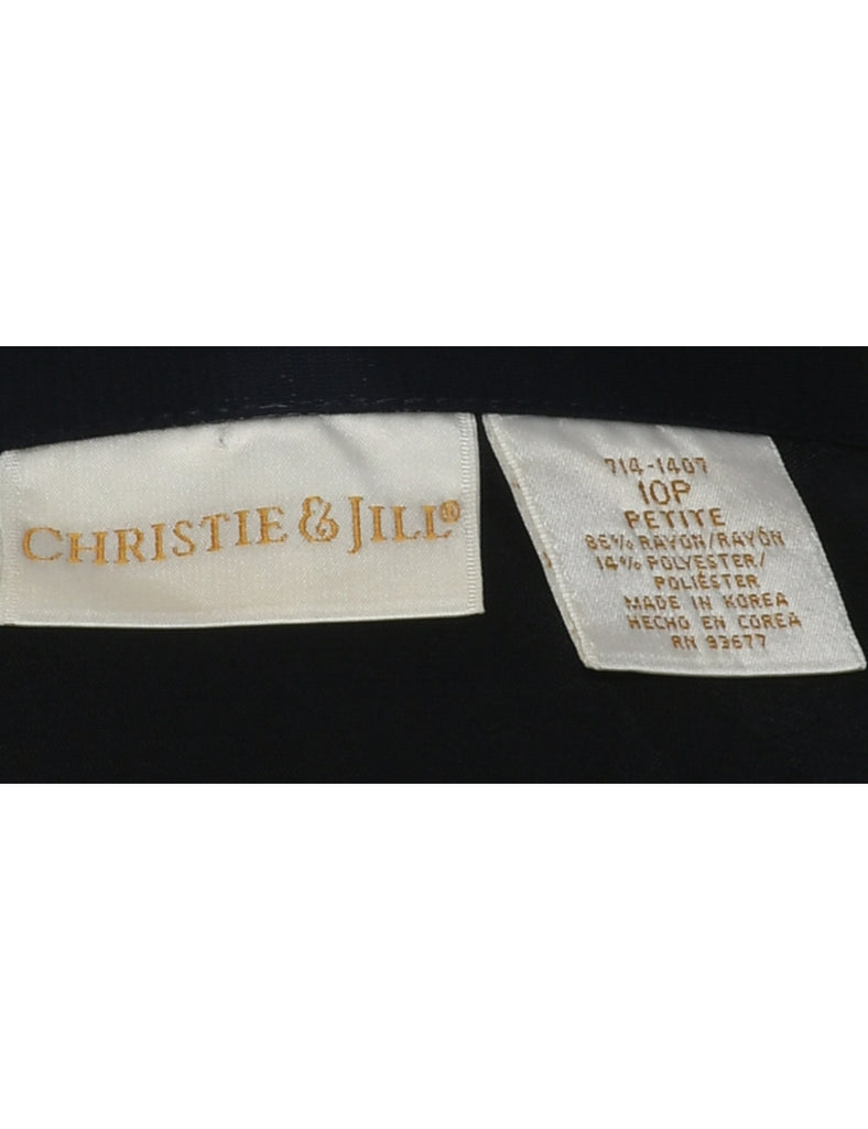 Christie & Jill Evening Blouse - L