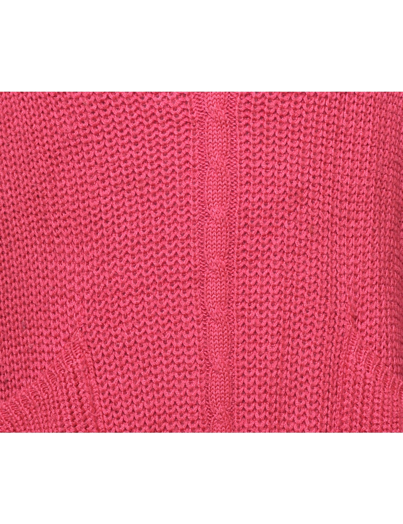 Classic Hot Pink Jumper - XL