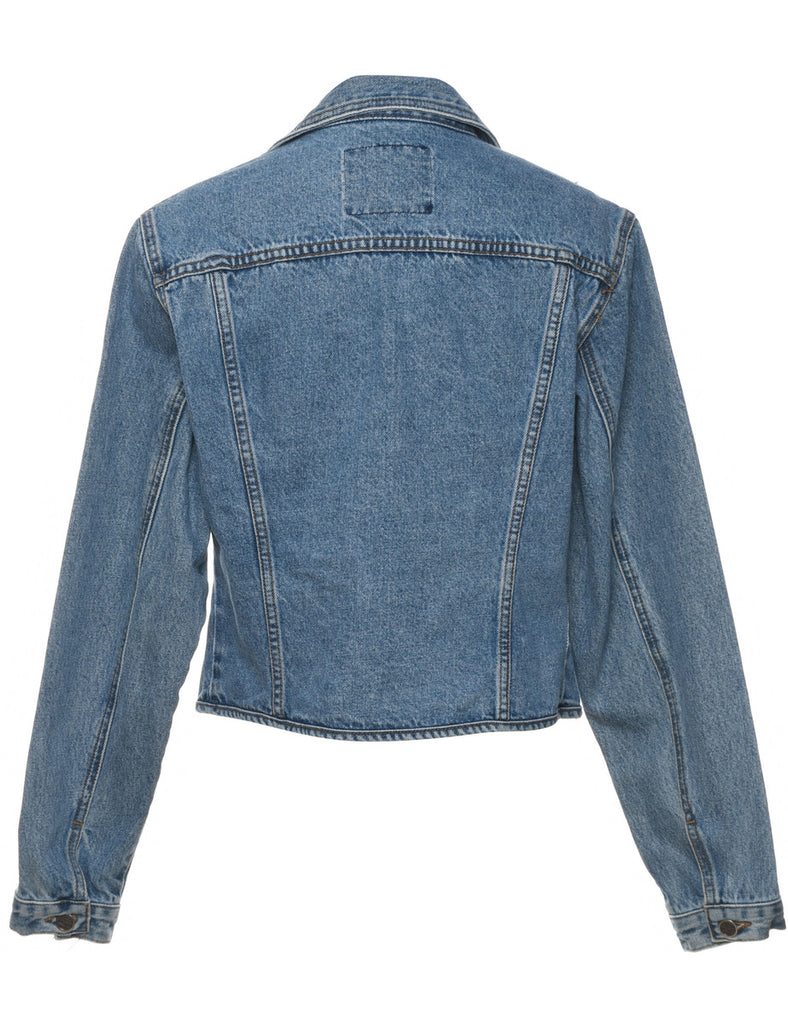 Classic Stone Wash Denim Jacket - M