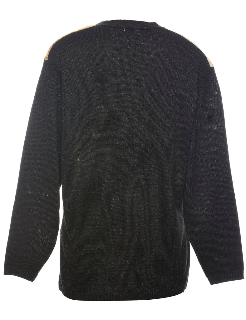 Colour Block Cardigan - M