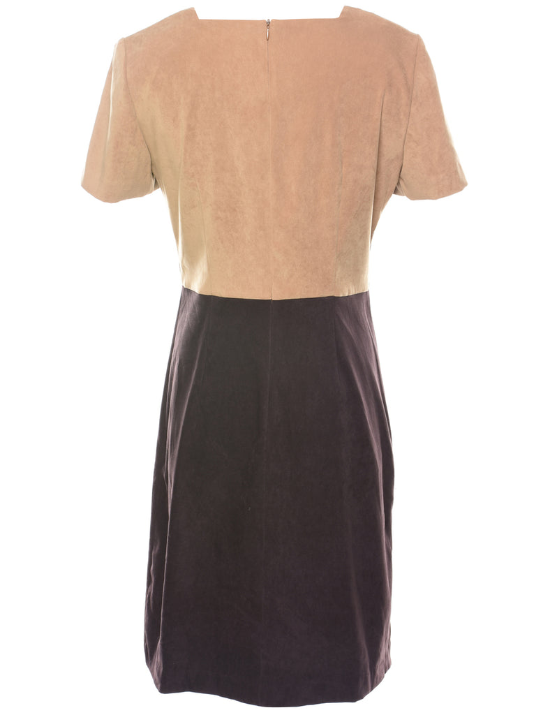 Colour Block Dress - M