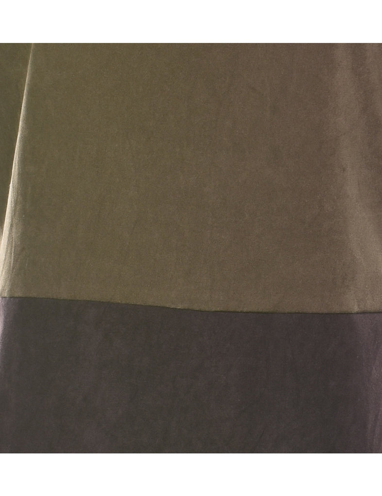 Colour Block Dress - M