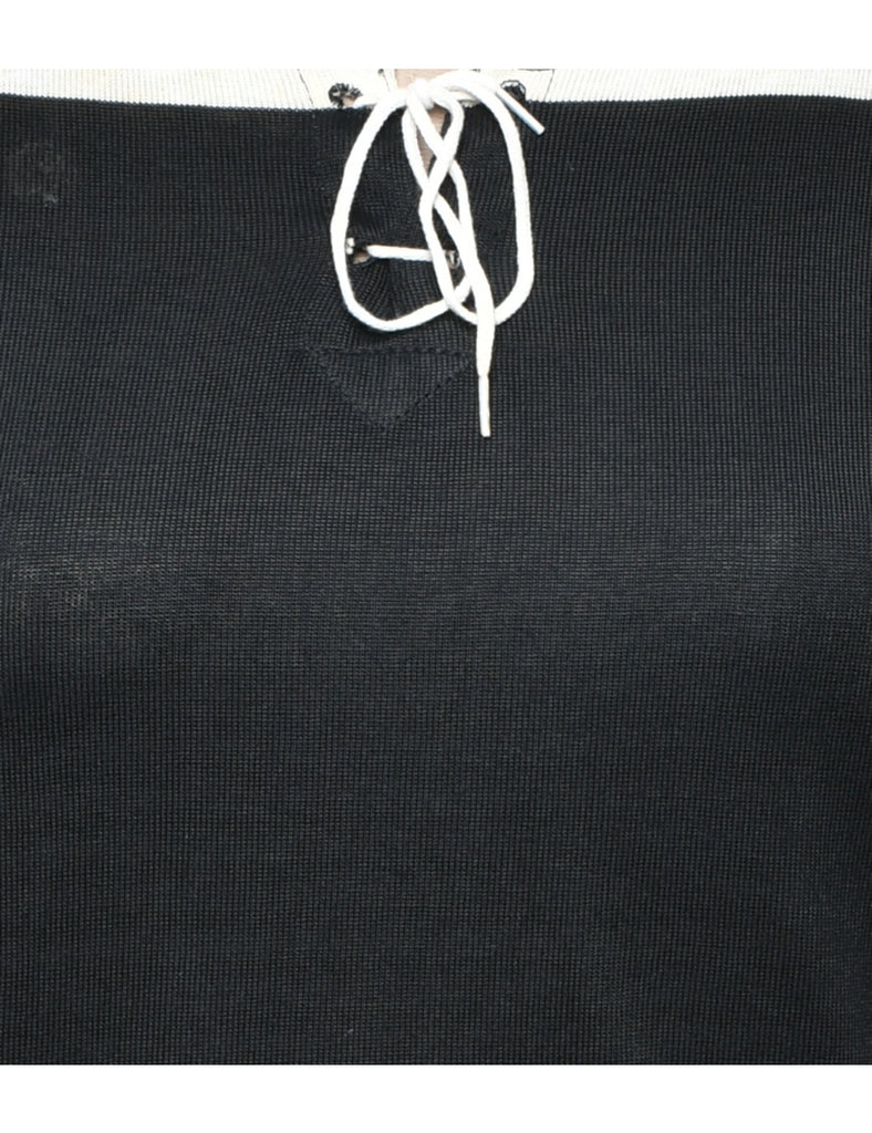 Colour Block Jumper - M