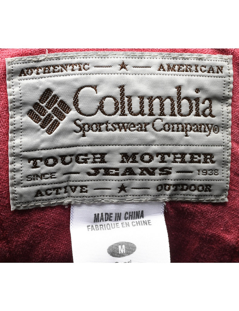 Columbia Red Dungarees - W33 L22