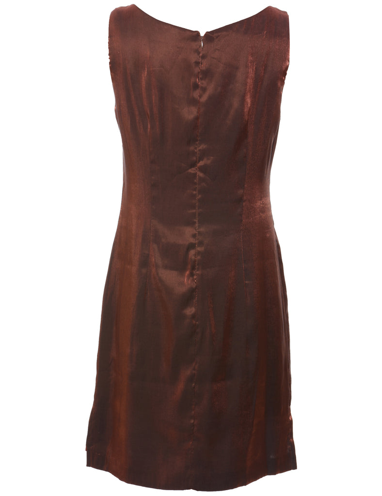 Copper Evening Dress - M