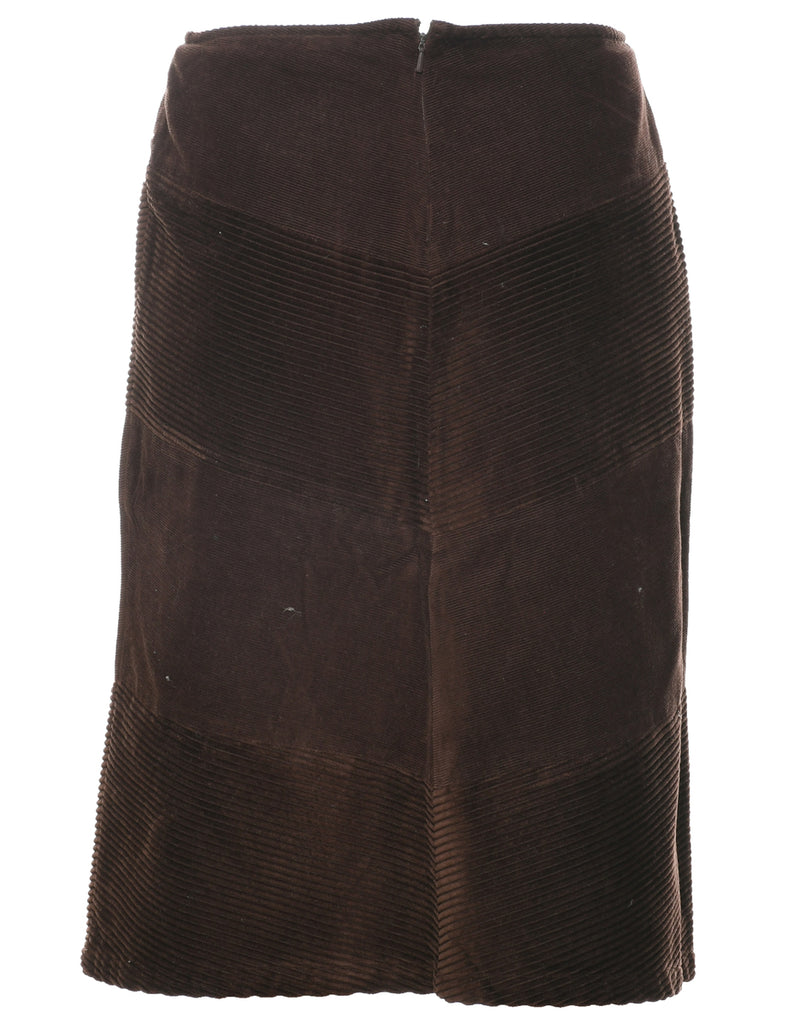 Corduroy A-line Skirt - M