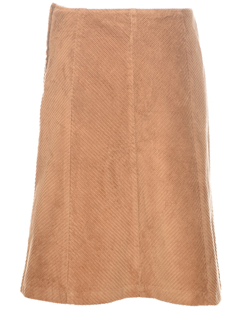 Corduroy A-line Skirt - M