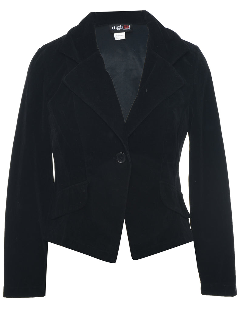 Corduroy Black Jacket - M