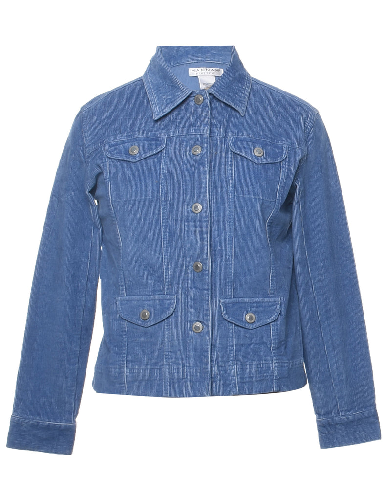 Corduroy Light Blue Jacket - S